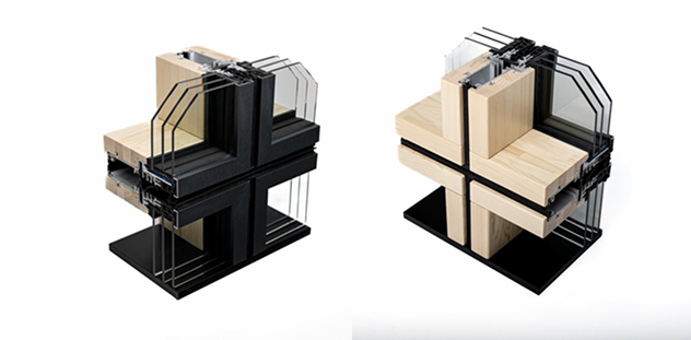 Hybrid Timber-Aluminium Facade Systems